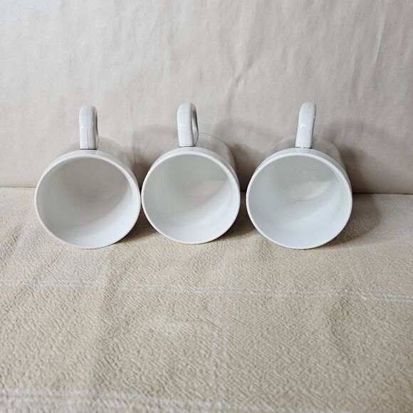 Thermo-Serv 70's Vintage Nautical Red White Blue Insulated Coffee Mugs Set of 3 - Picture 3 of 7